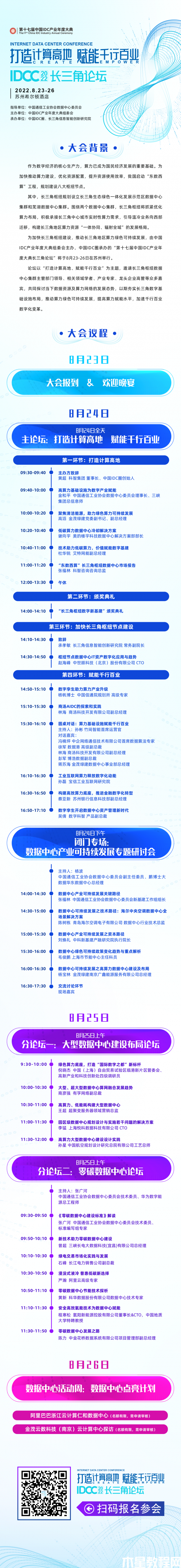 IDCC2022 大會(huì)議程 8.23