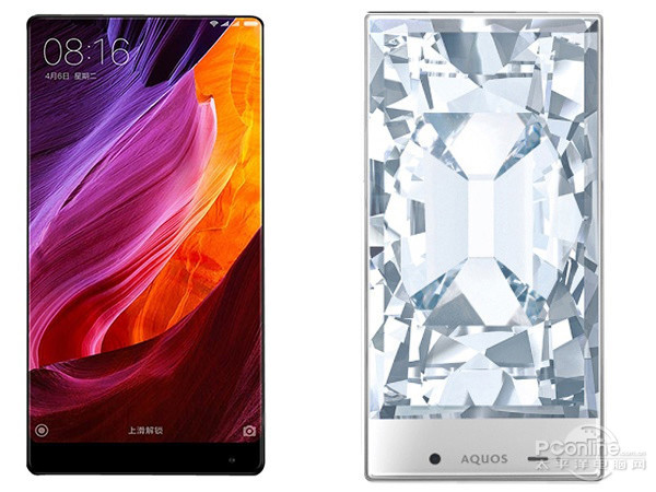 小米MIX對(duì)比夏普Crystal