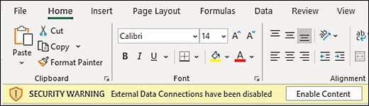 Office 365將允許管理員阻止受信任文檔上的活動內(nèi)容
