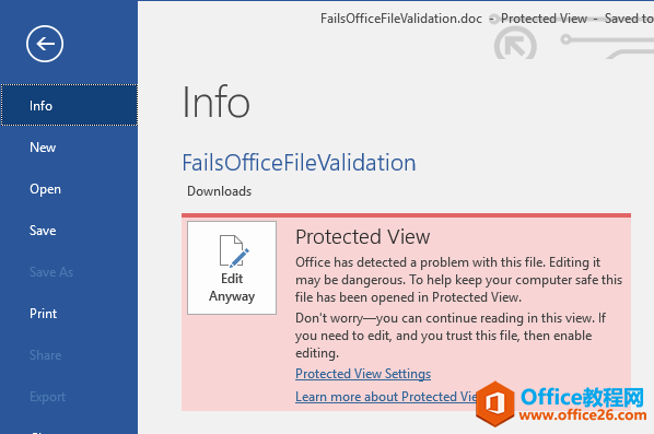 Office 365將允許管理員阻止受信任文檔上的活動內(nèi)容