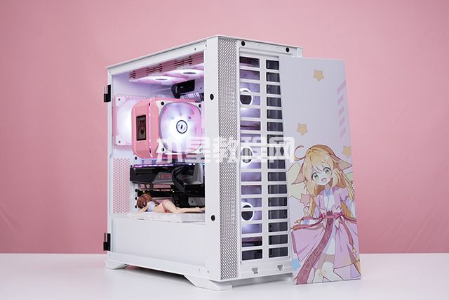 粉萌可愛(ài)的狐妖小紅娘，R7 5800X配RX6600XT猛男粉主題定制裝機(jī)