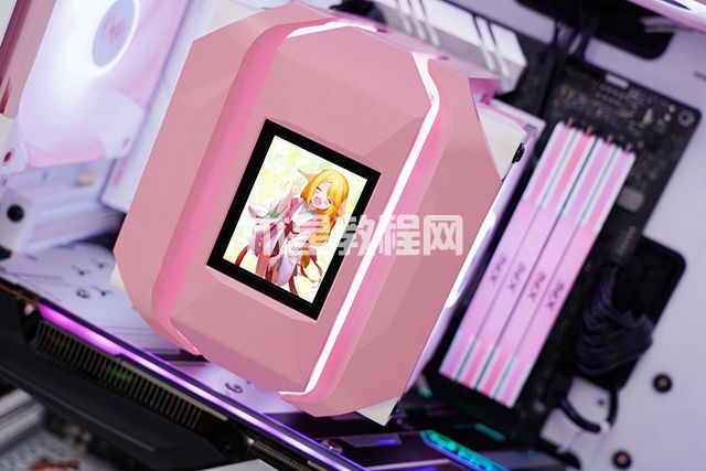 粉萌可愛(ài)的狐妖小紅娘，R7 5800X配RX6600XT猛男粉主題定制裝機(jī)