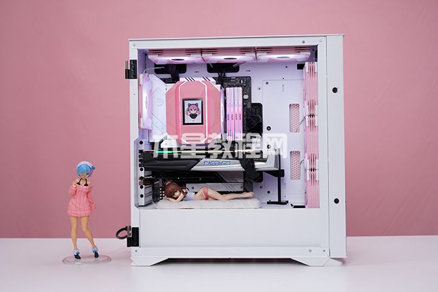 粉萌可愛(ài)的狐妖小紅娘，R7 5800X配RX6600XT猛男粉主題定制裝機(jī)