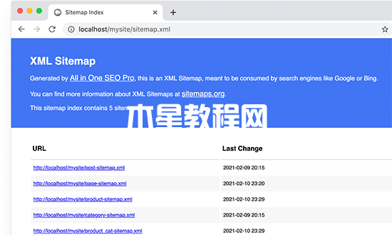 xml sitemap網站地圖