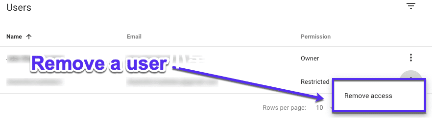 如何在Google Search Console中刪除用戶