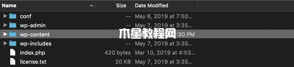 WordPress wp-content文件夾