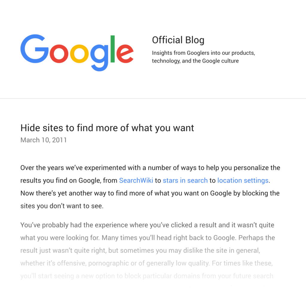 google隱藏網(wǎng)站