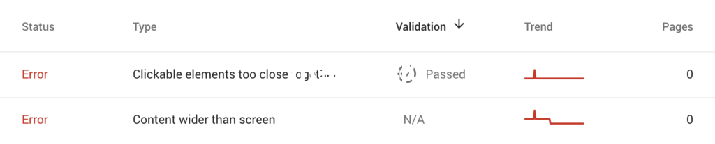 google search console錯誤統(tǒng)計