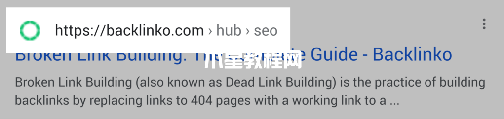 手機端google搜索結果URL結構