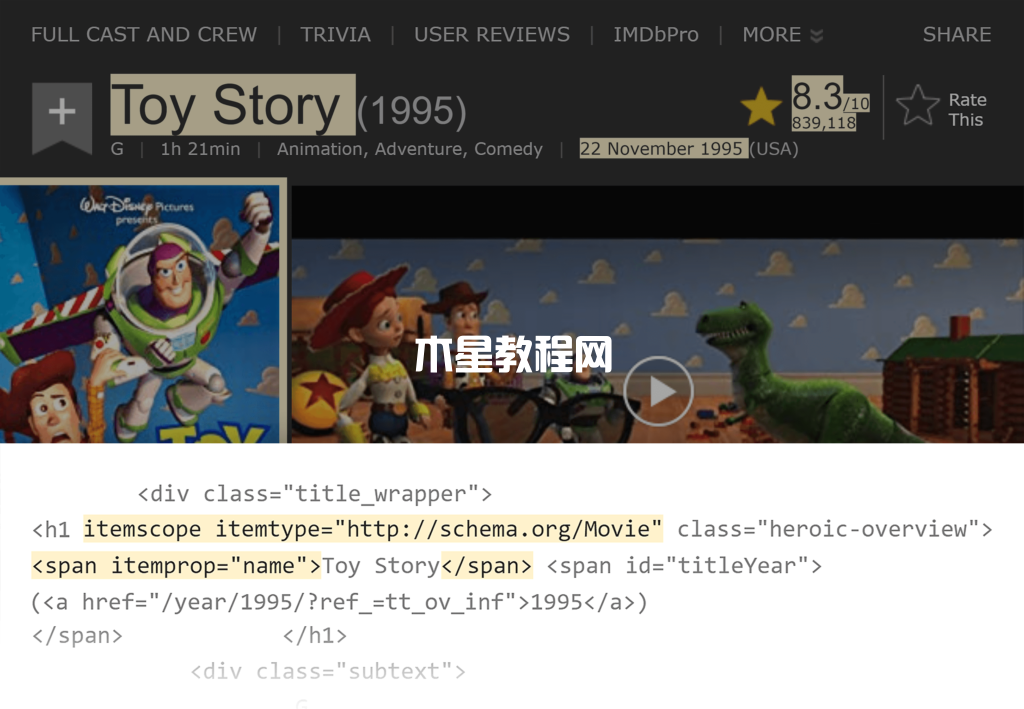 toy story結(jié)構(gòu)化數(shù)據(jù)