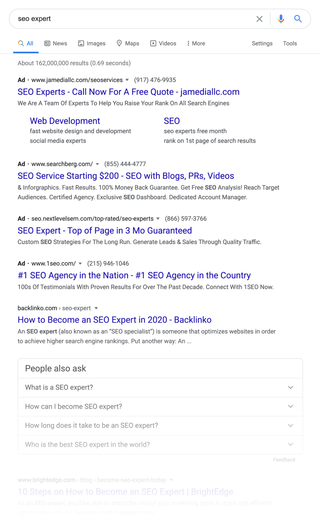seo專家serp