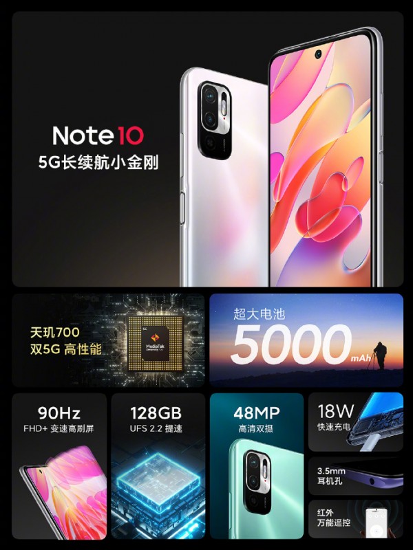 紅米note10參數(shù)配置怎么樣 紅米note10參數(shù)配置詳情介紹(圖2)
