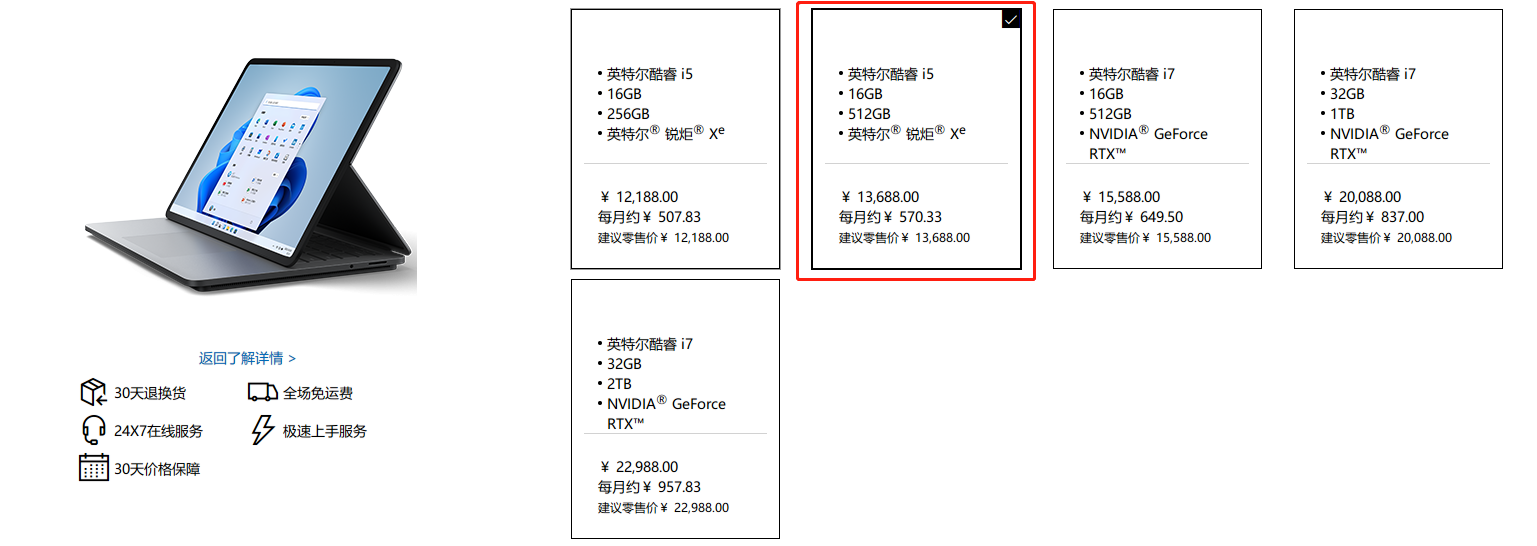 PC鮮辣報(bào)：13688元的Surface Laptop Studio竟配集顯(圖3)