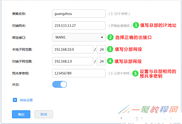 tplink[WVR系列] IPSec VPN設(shè)置指南(圖4)