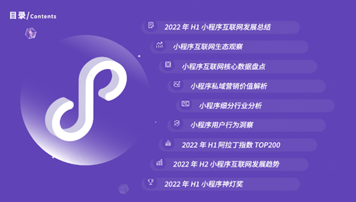 2022年H1小程序互聯(lián)網(wǎng)發(fā)展白皮書(shū)