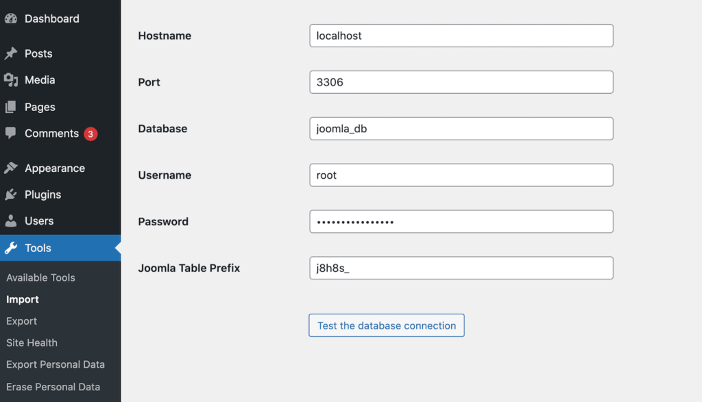 從Joomla儀表盤復(fù)制和粘貼信息