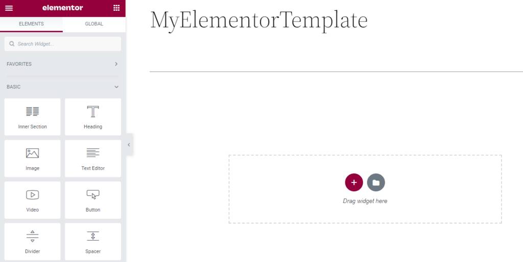 Elementor編輯器
