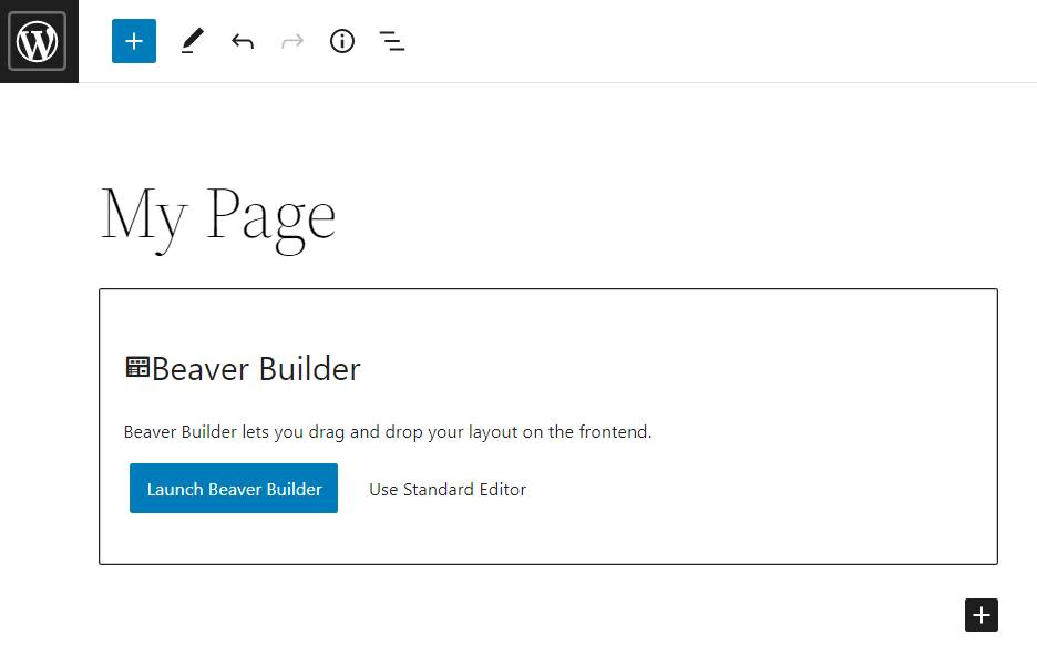 使用Beaver Builder編輯頁面