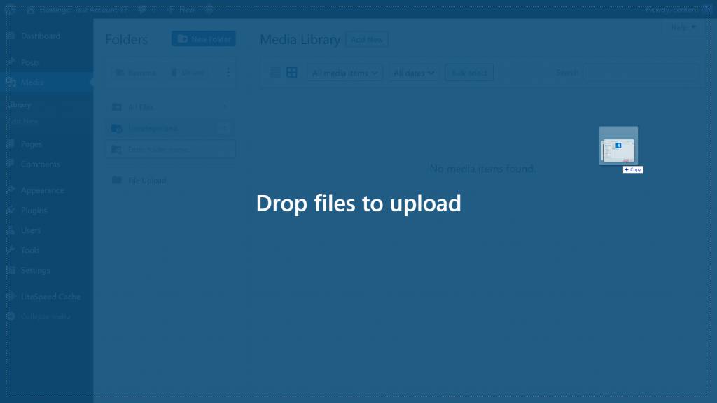FileBird插件拖放演示
