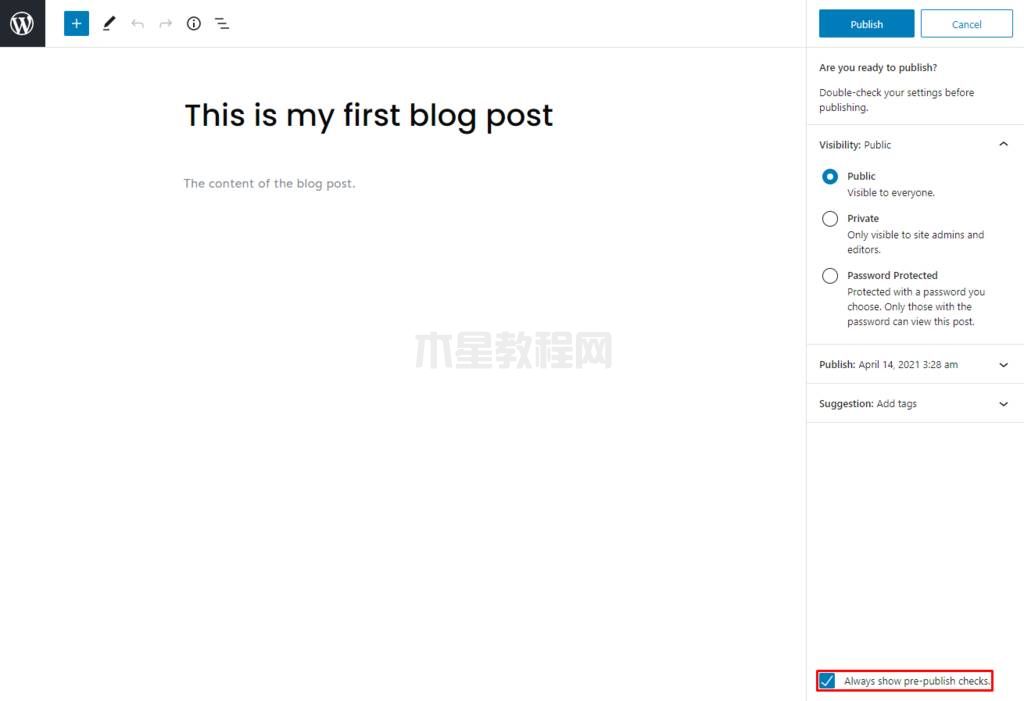 WordPress文章發(fā)布