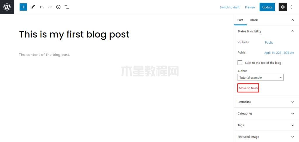 WordPress刪除文章