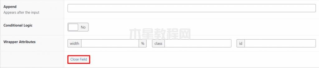 自定義字段高級設(shè)置