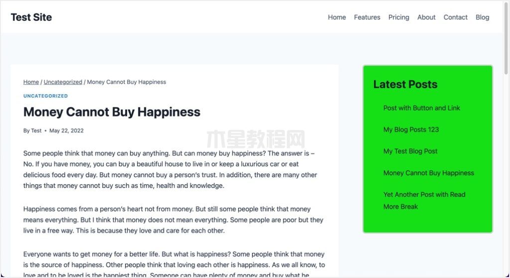 具有自定義CSS樣式的小工具