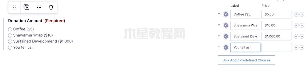自定義選項(xiàng)按鈕