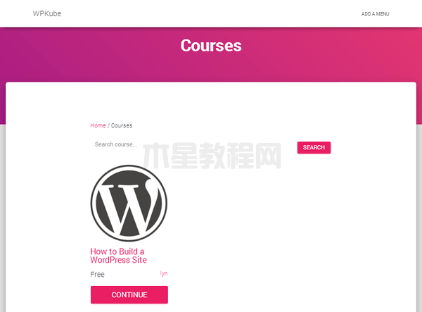 learnpress課程頁面