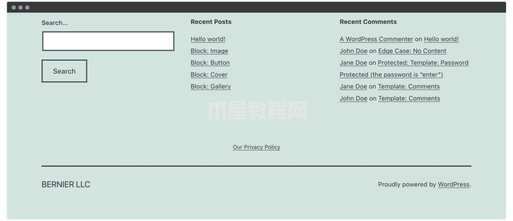 WordPress隱私
