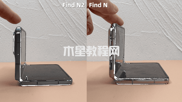 OPPO Find N2懸停模式體驗(yàn)：自帶支架堪稱追劇達(dá)人(圖3)