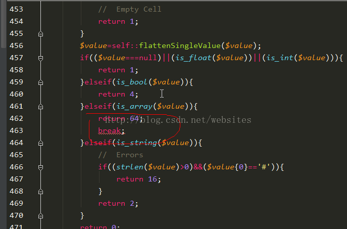 Fatal error: 'break' not in the 'loop' or 'switch' context in Function.php(圖1)