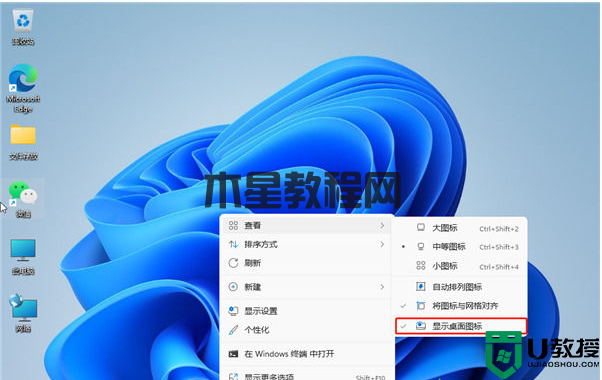 win11隱藏桌面圖標(biāo)快捷鍵 win11怎么去掉某些桌面圖標(biāo)(圖3) win11隱藏桌面圖標(biāo)快捷鍵 win11怎么去掉某些桌面圖標(biāo)