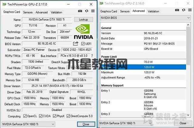 索泰GTX1660Ti X-GAMING OC顯卡評測：對比RTX2060、GTX1060/1070(圖2)