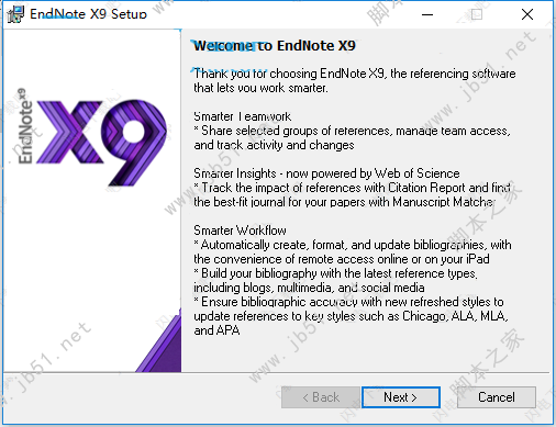 主流文獻(xiàn)管理軟件EndNote X9安裝+漢化破解圖文詳細(xì)教程(附下載)(圖2)
