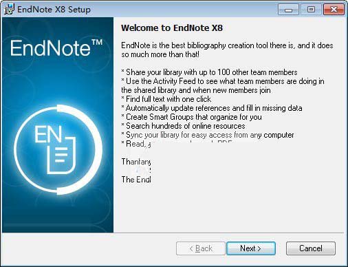 endnote x8破解版下載