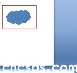 如何在PowerPoint2007中繪制云層圖形