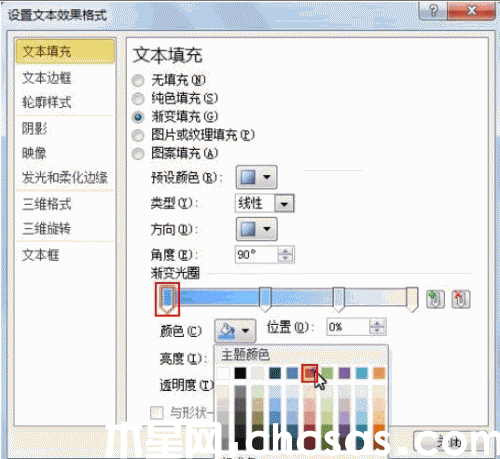 PowerPoint設(shè)置多種文本顏色