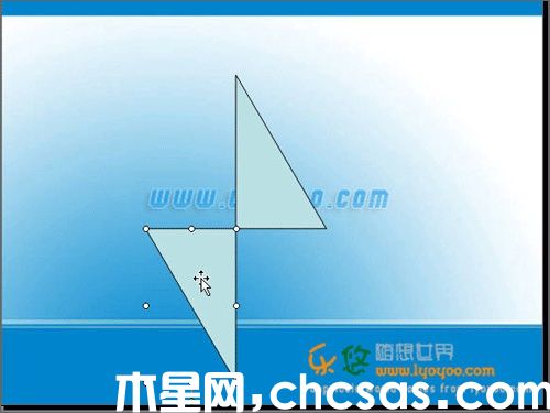 PowerPoint中圖形定點(diǎn)旋轉(zhuǎn)效果如何操作