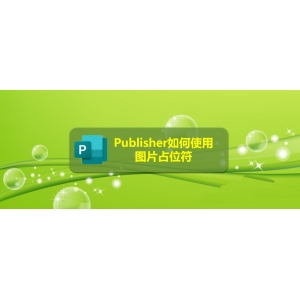Publisher圖片占位符怎么使用?
